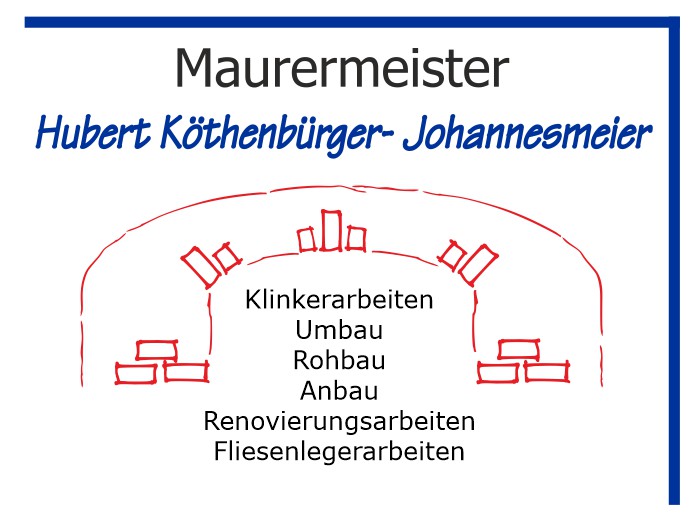 Maurermeister Hubert Köthenbürger-Johannesmeier