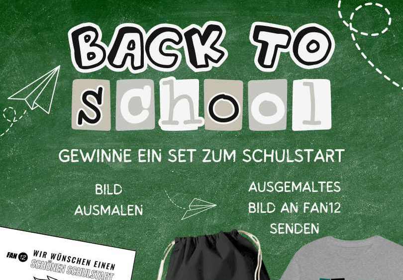 Coole Gewinn-Aktion im Fanshop: Back to School!