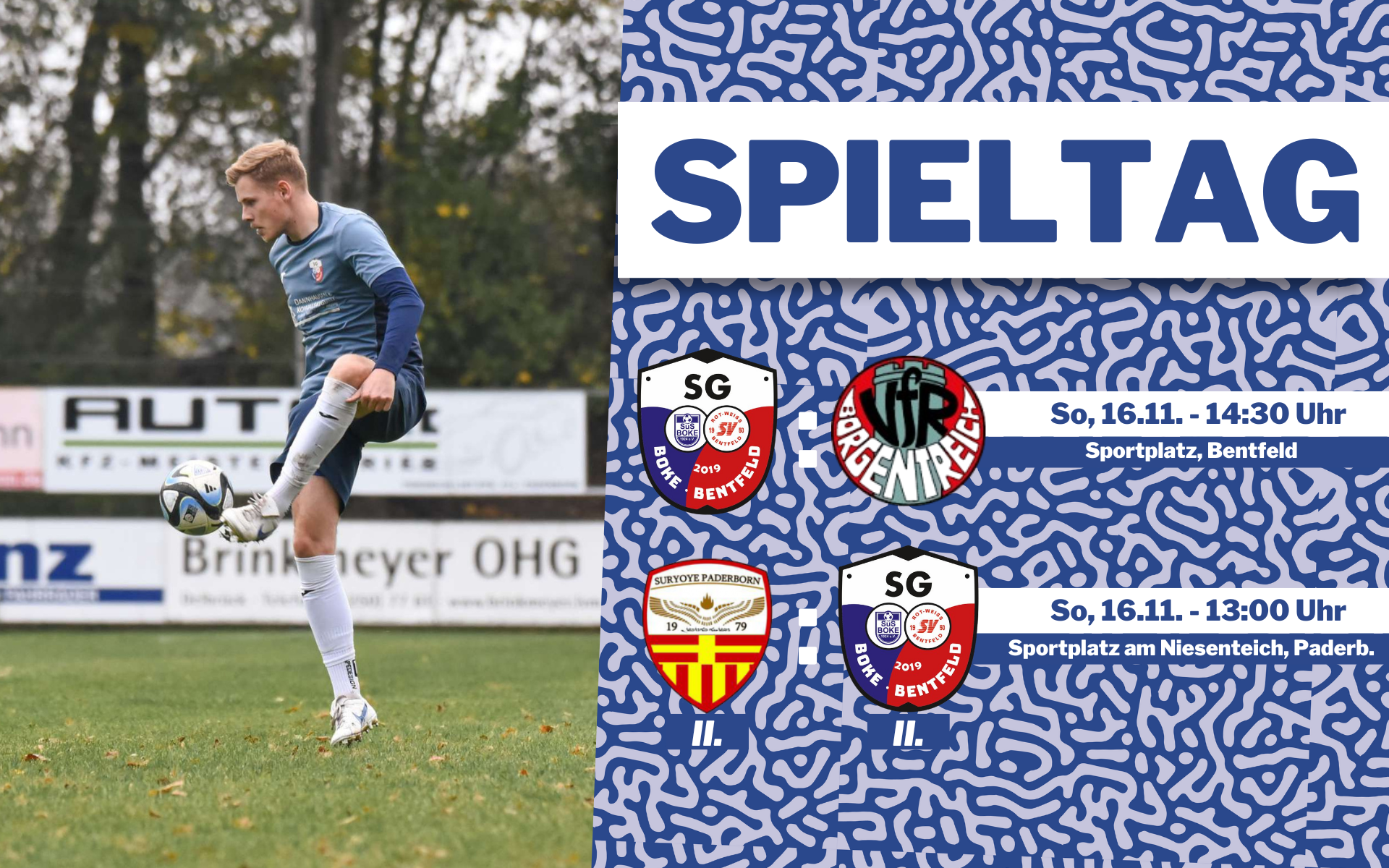 SG Boke/Bentfeld erwartet den VfR Borgentreich zum Kellerduell