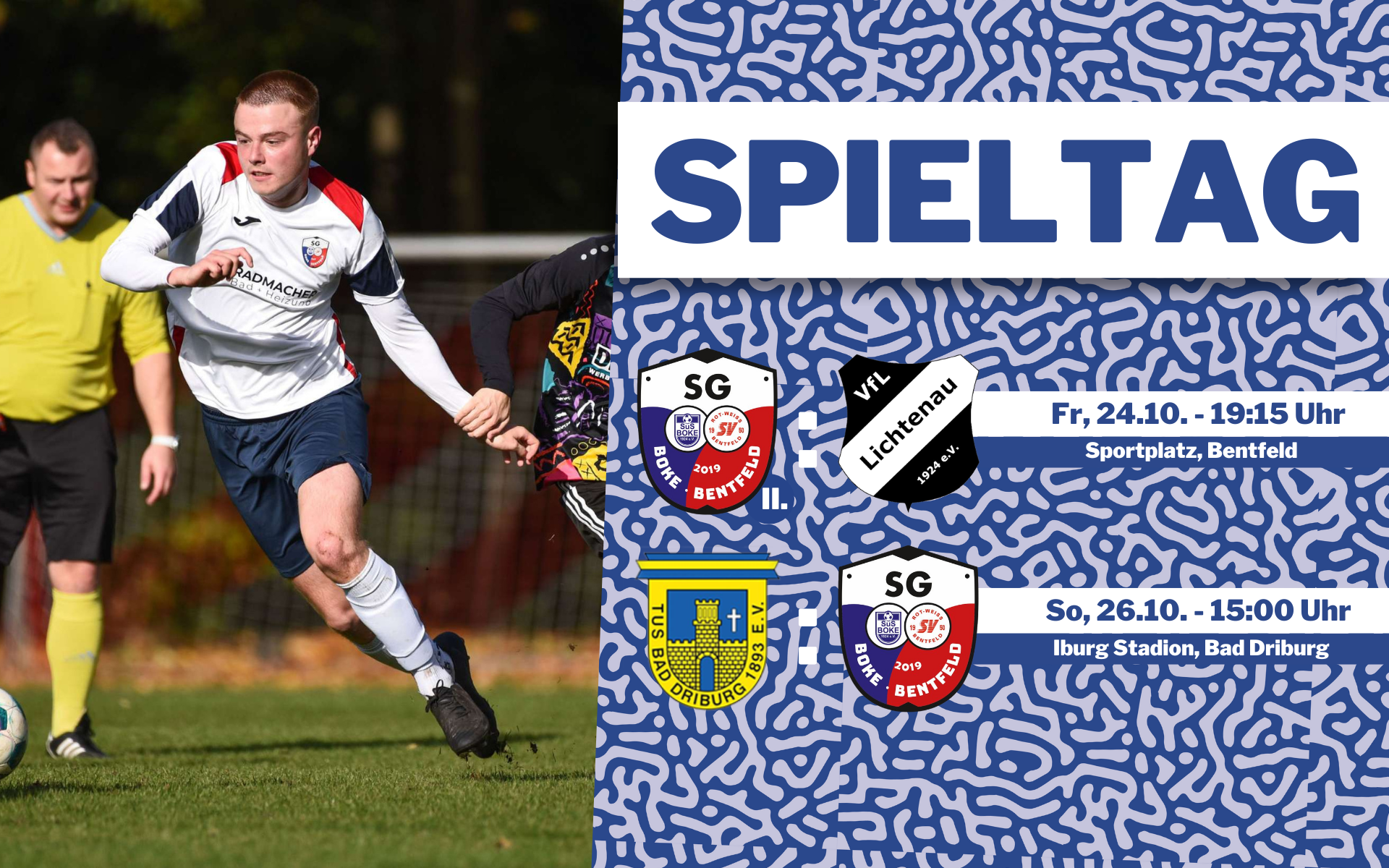 SG Boke/Bentfeld II empfängt am Freitag im Topspiel die SG Lichtenau/Kleinenberg