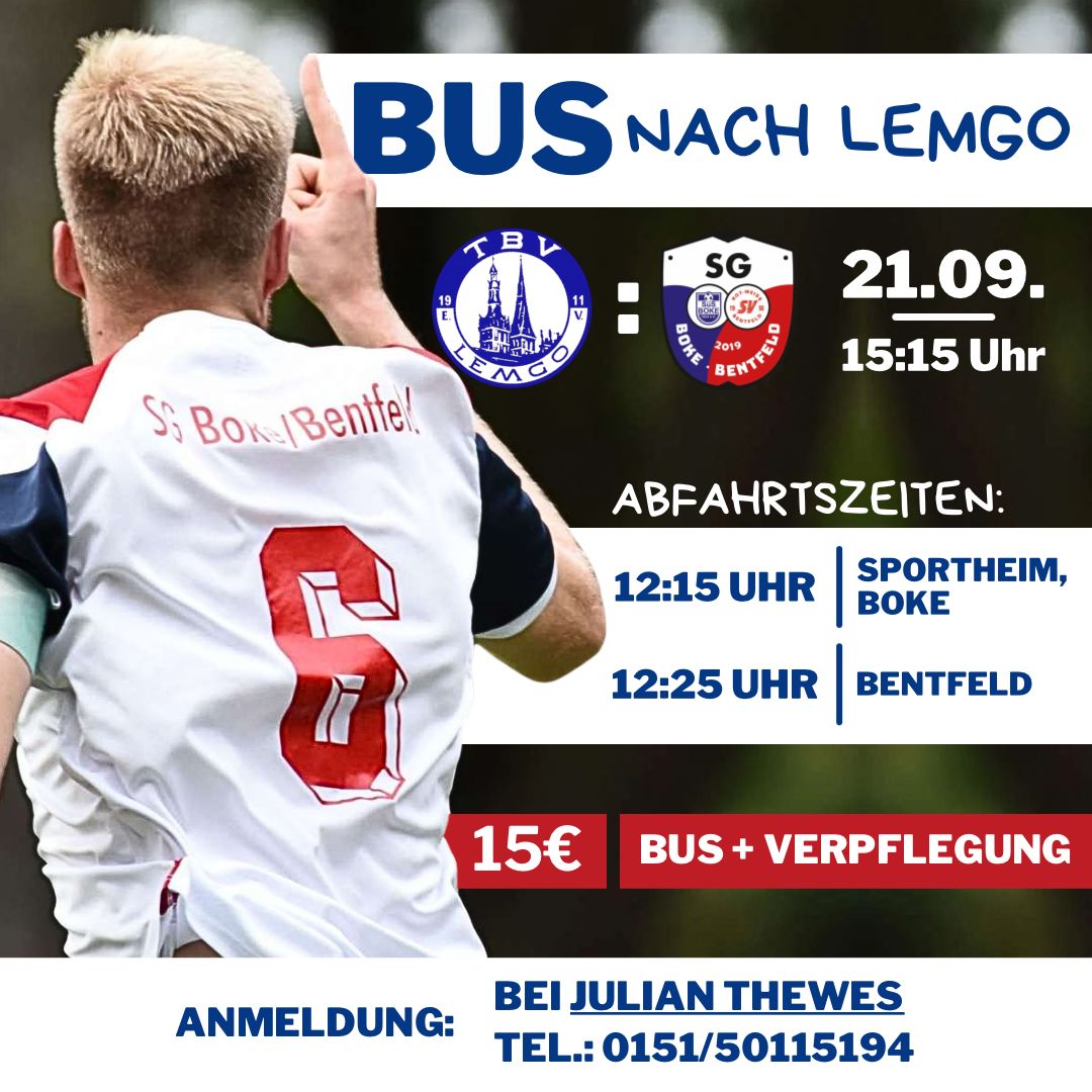 Mit dem Fanbus am Katharinenmarktsonntag zum Auswärtsspiel nach Lemgo