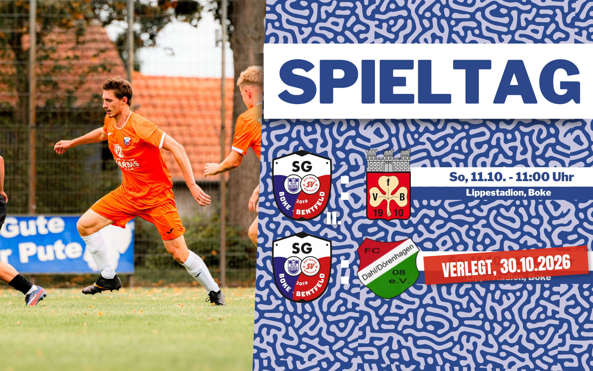 SG Boke/Bentfeld II empfängt am Sonntag den VfB Salzkotten