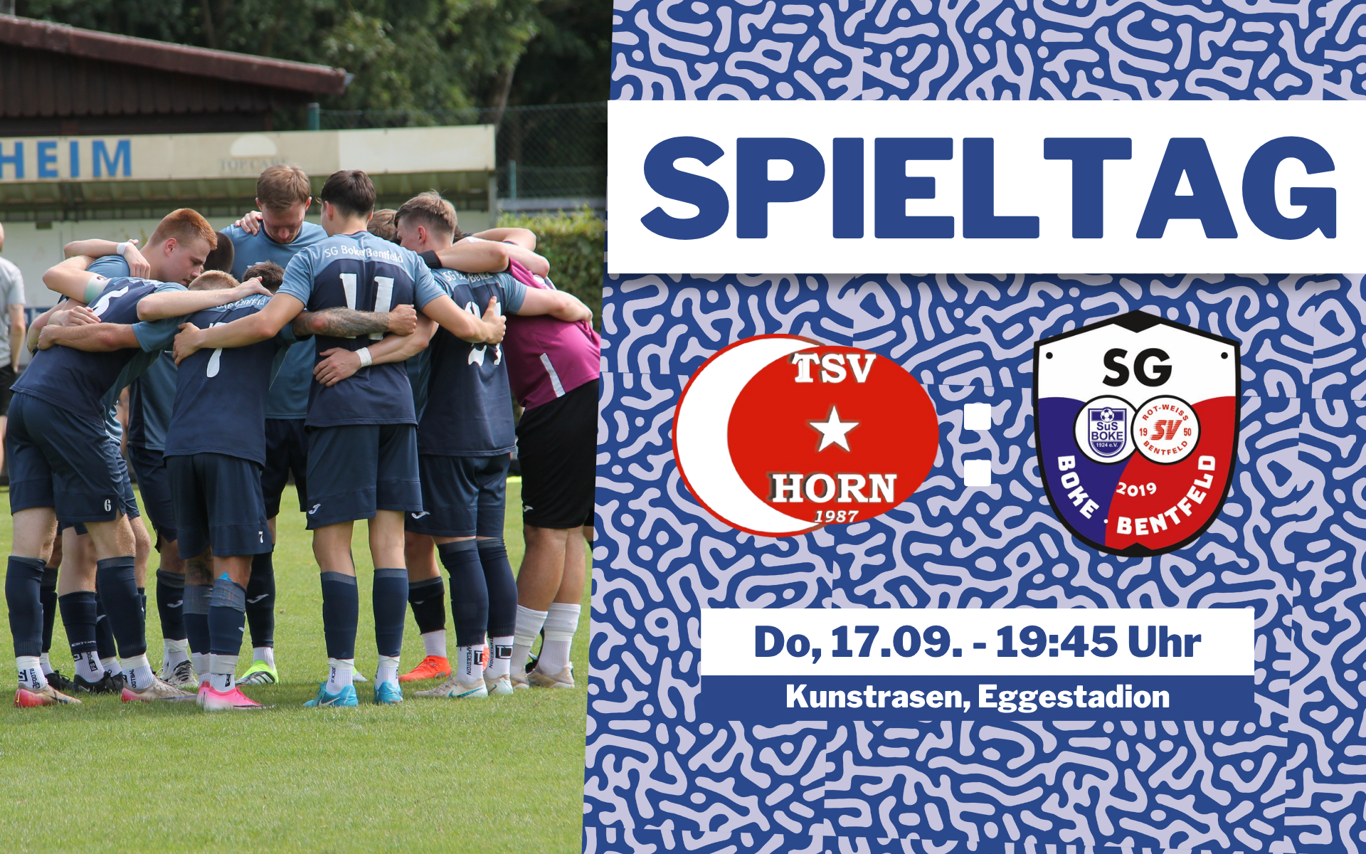I. Mannschaft ist am Donnerstag beim TSV Horn zu Gast