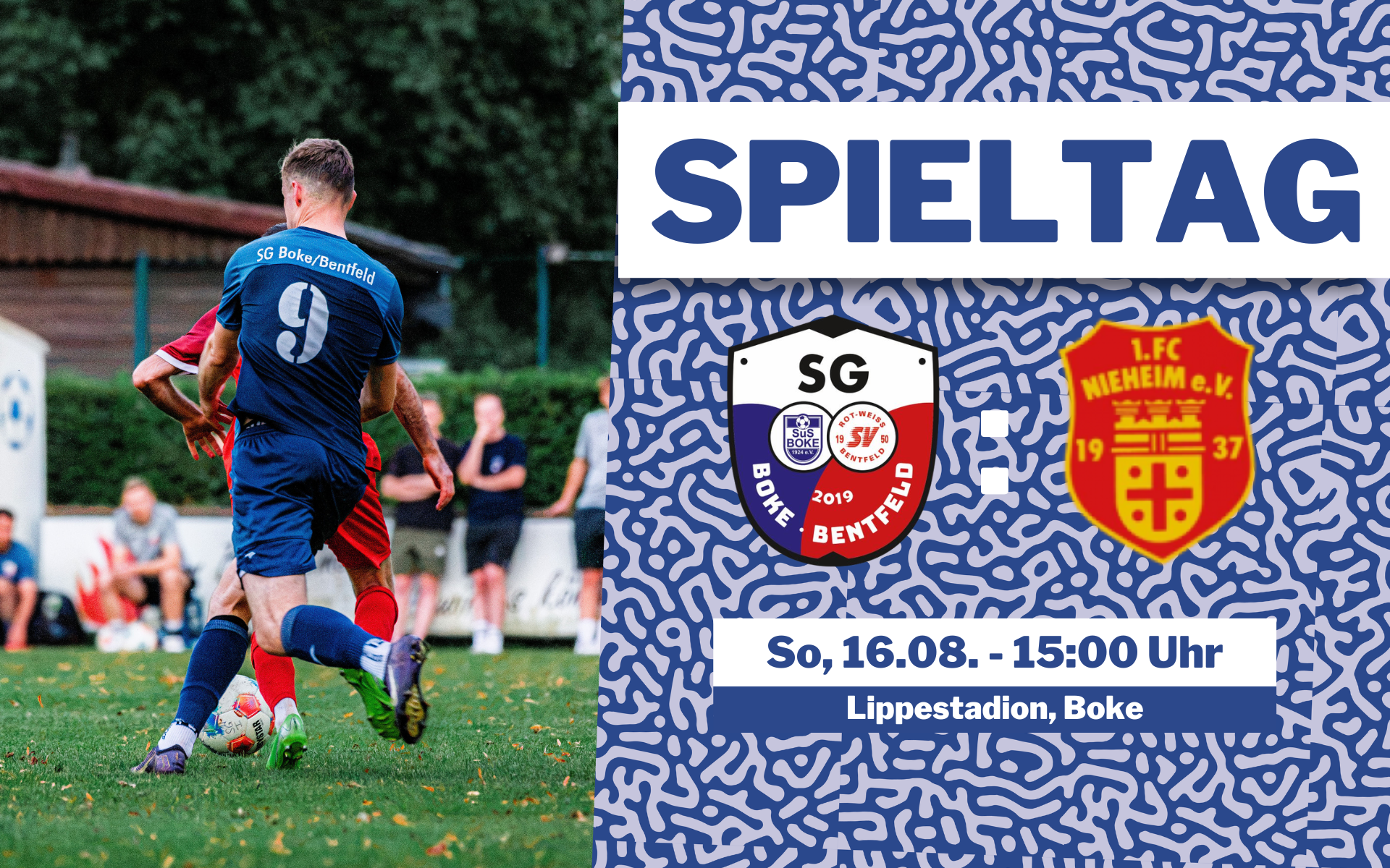 SG Boke/Bentfeld empfängt am Sonntag den 1. FC Nieheim